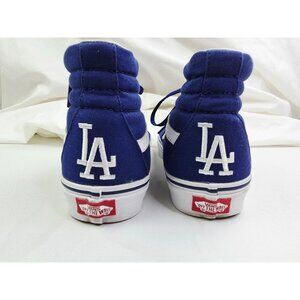 Vans Los Angeles Dodgers Size 8.5 Womens or 7 Mens Hi Lace Blue Fashion Sneakers